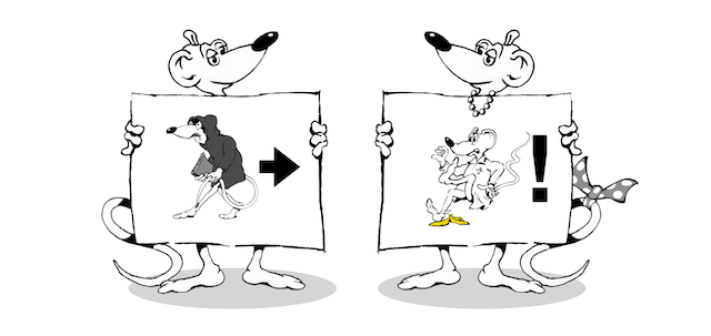 Titel-Cartoon Security Awareness und Ki