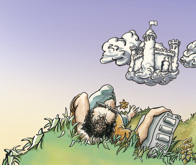 Cartoon Wolfgang Traub